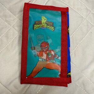 Vintage Avon 1994 Mighty Morphin Power Rangers Lenticular Wallet Red Clean #Z2